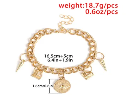 Gold Silver Ornaments Bracelet