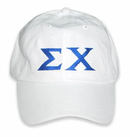 Greek Letter Embroidered Hat