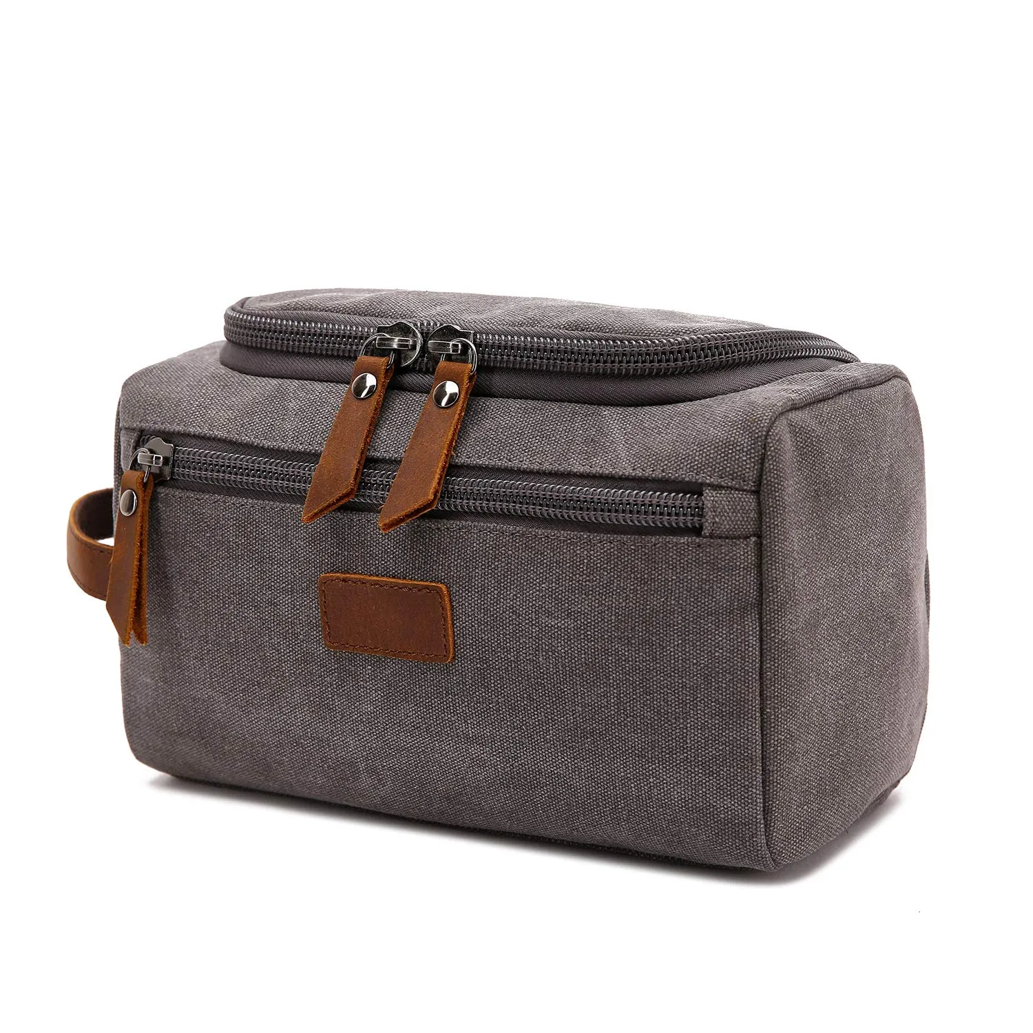 Groomsmen Gifts Personalized Canvas Dopp Kit Monogrammed Toiletry Bag Best Man Gift