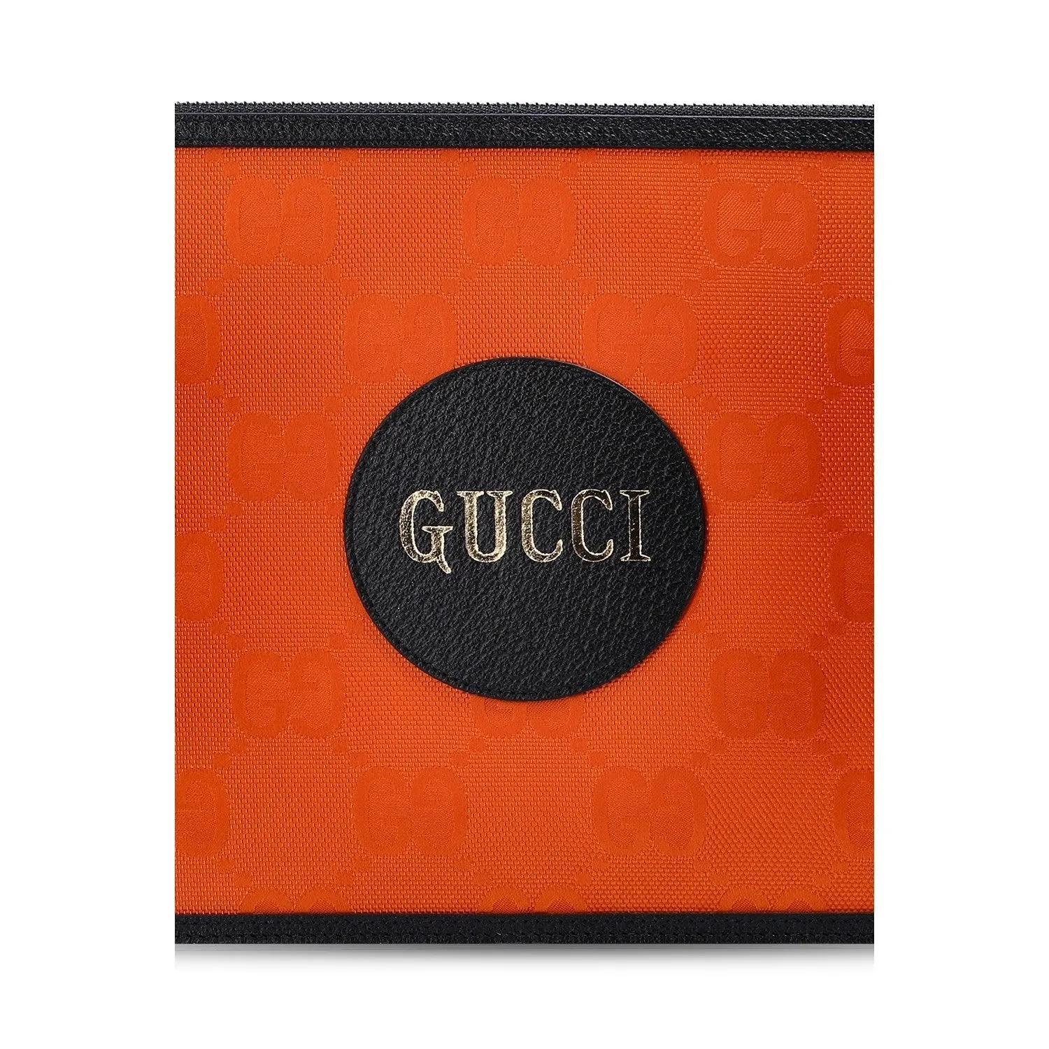 Gucci Off The Grid Orange Econyl Pouch Wristlet Clutch Bag 625598