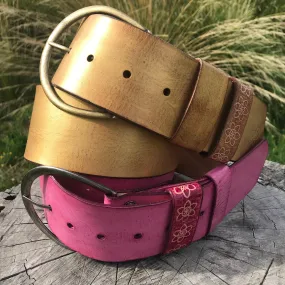 'Hippi' Wide Belt CUSTOM COLOUR