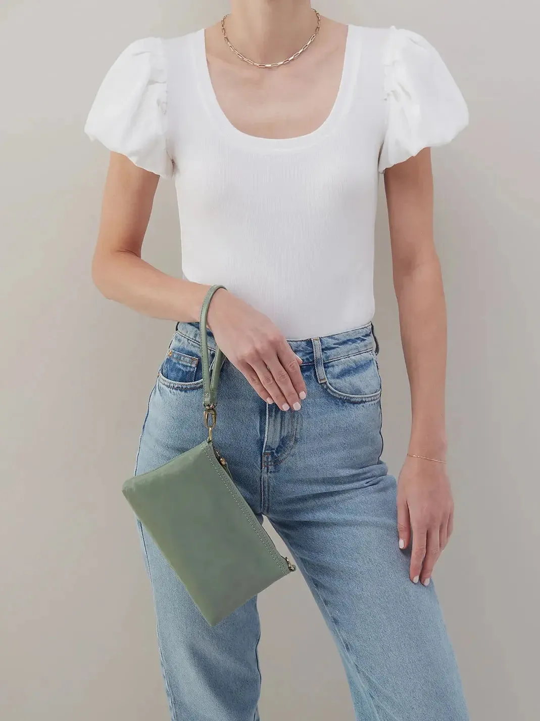 HOBO Darcy Crossbody: Polished Leather