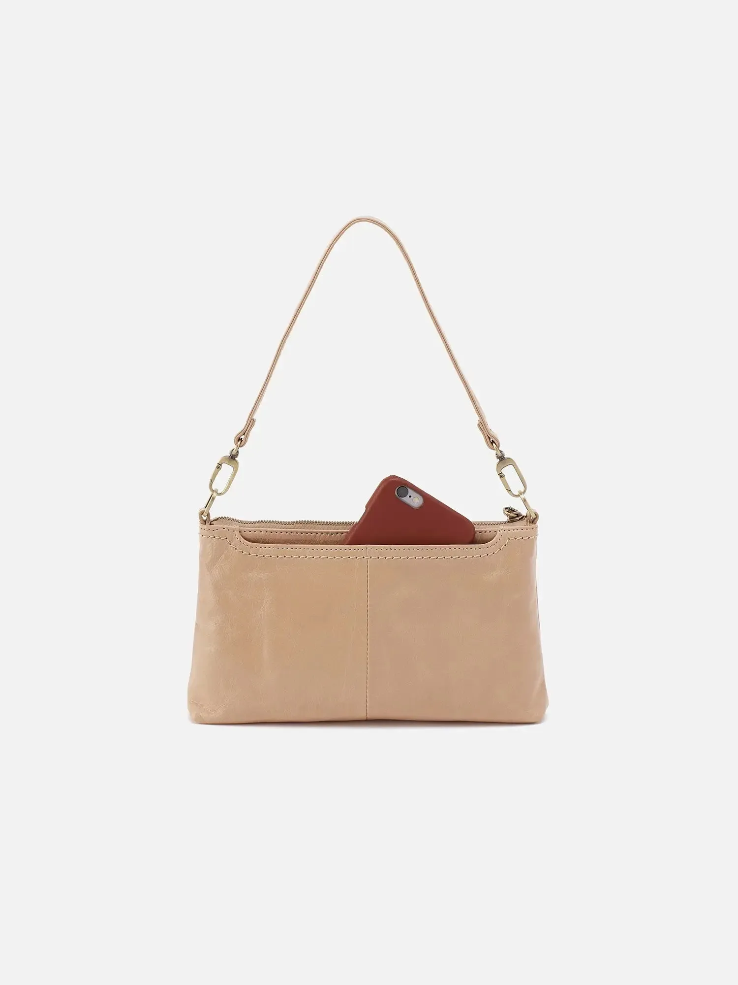 HOBO Darcy Crossbody: Polished Leather