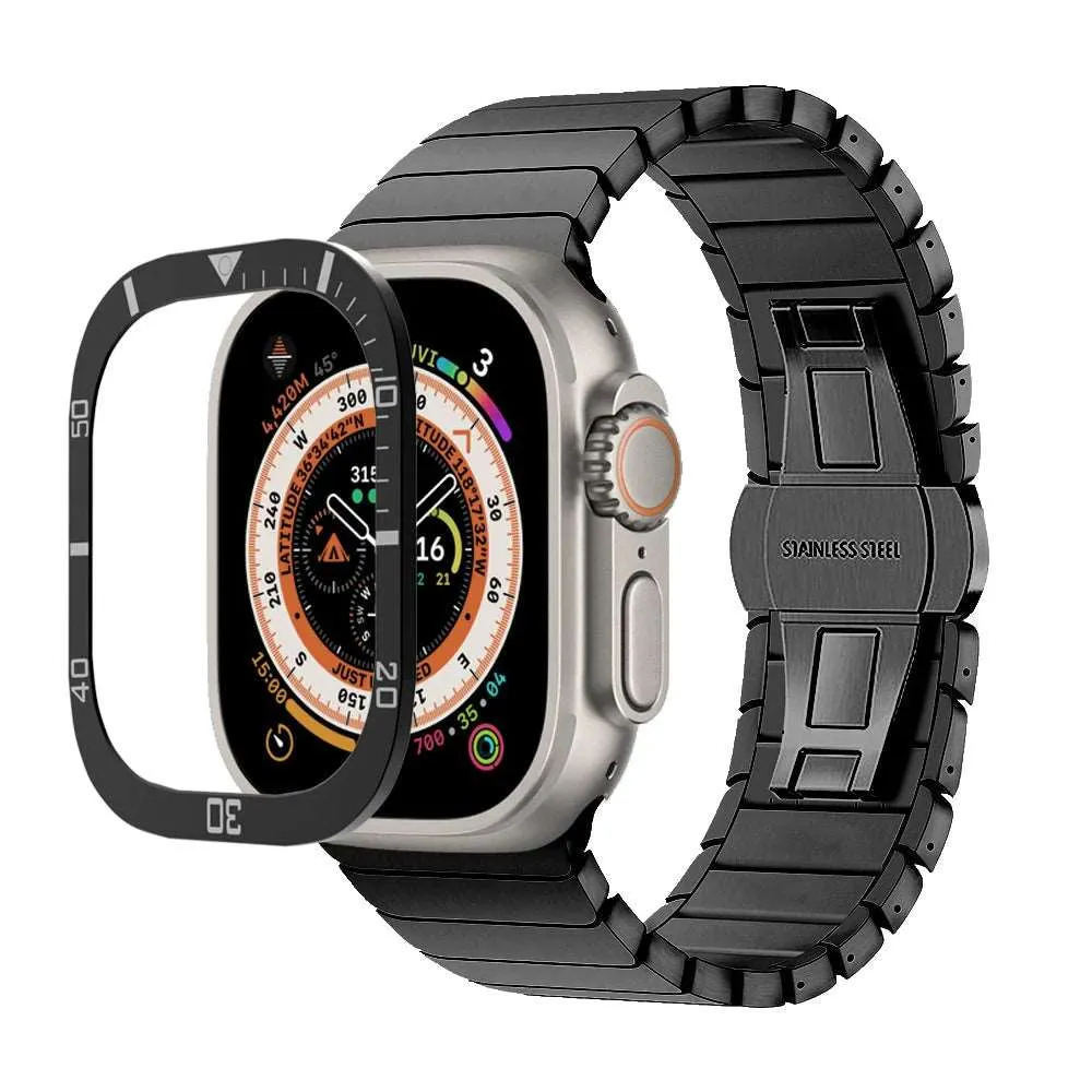Hollowed Out Bezel for Apple Watch Ultra – 49mm Screen Periphery Protector