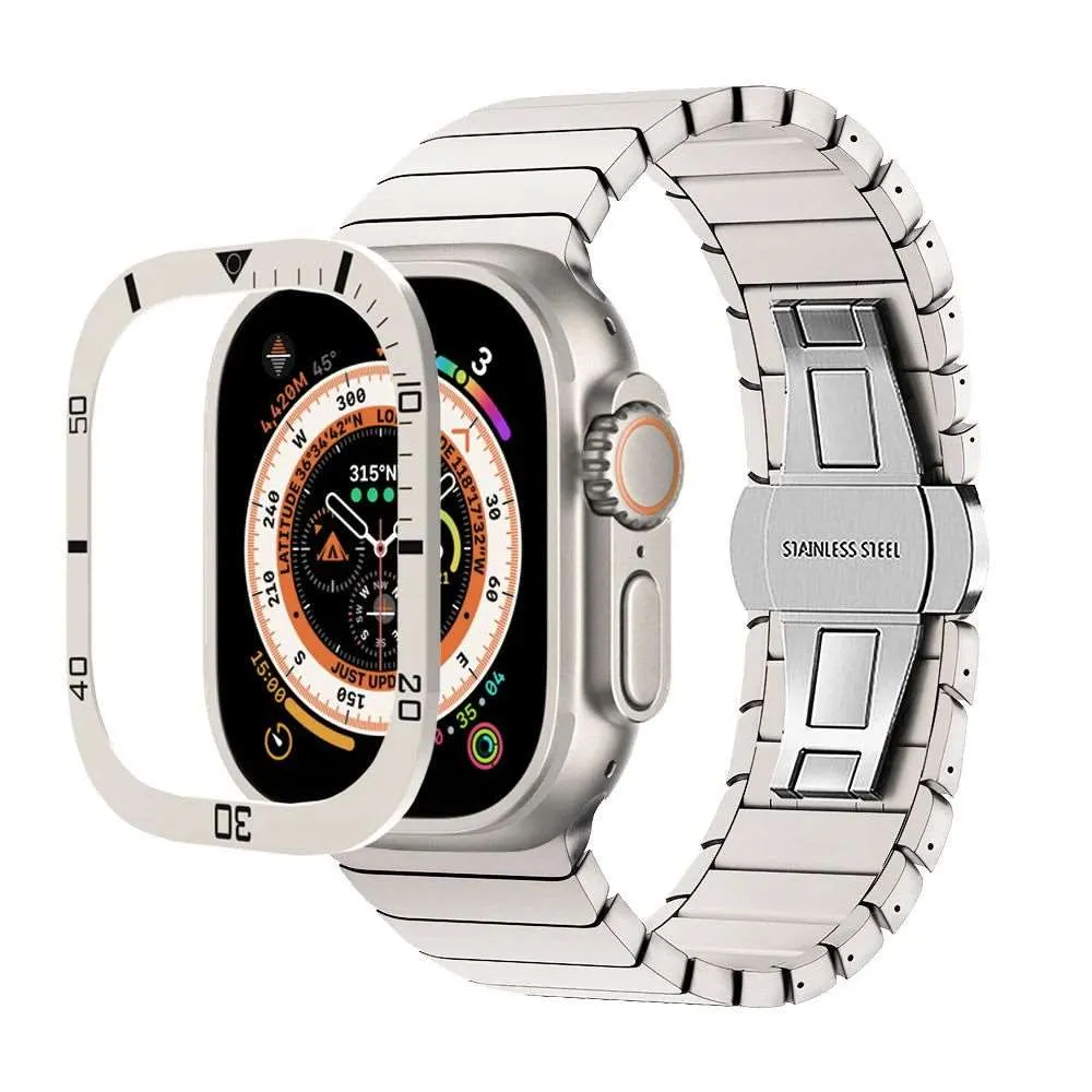 Hollowed Out Bezel for Apple Watch Ultra – 49mm Screen Periphery Protector