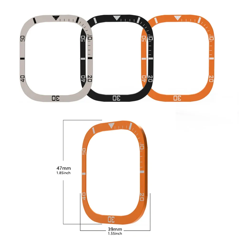 Hollowed Out Bezel for Apple Watch Ultra – 49mm Screen Periphery Protector