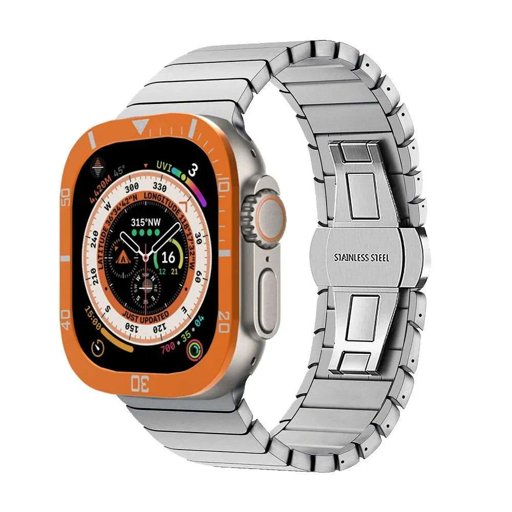 Hollowed Out Bezel for Apple Watch Ultra – 49mm Screen Periphery Protector