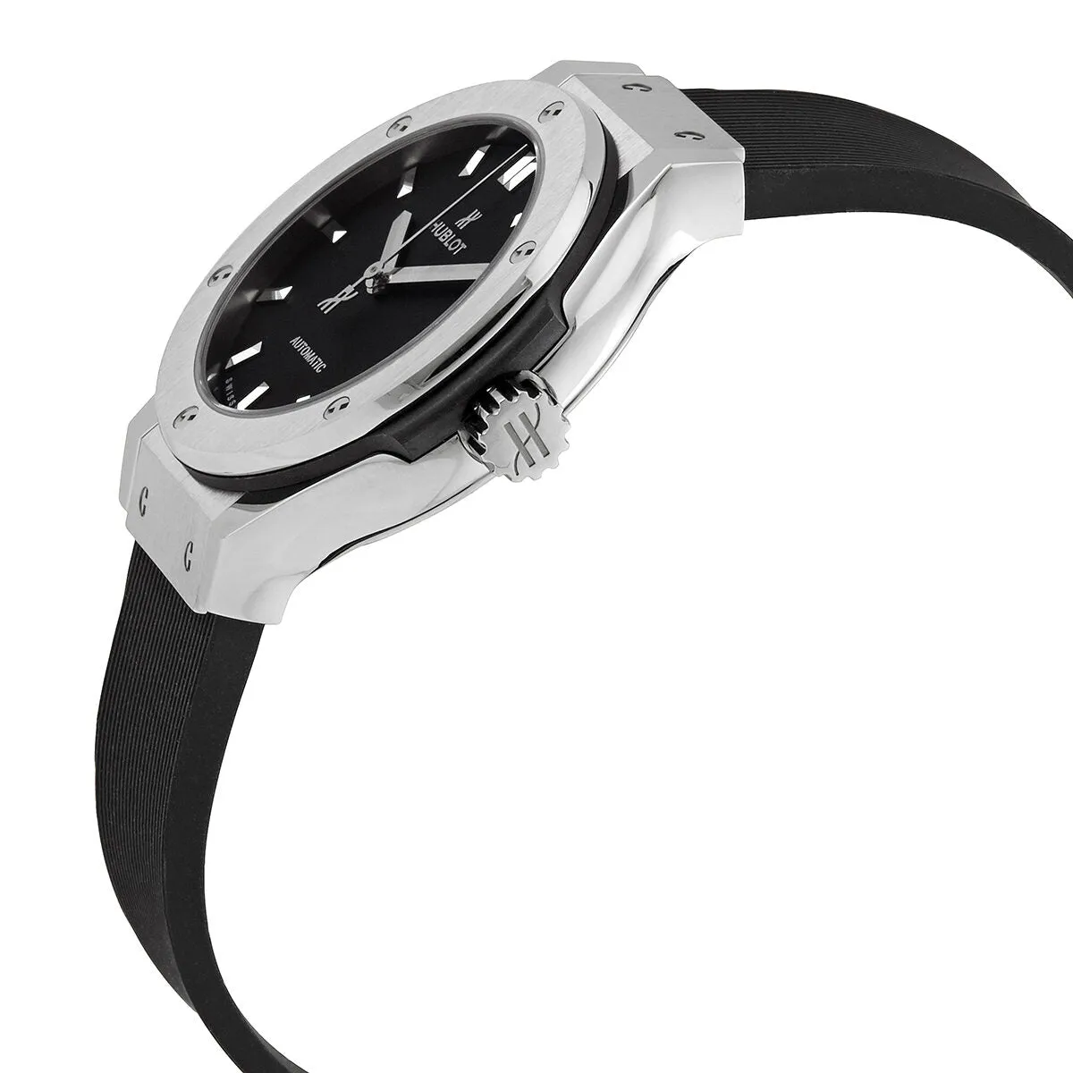Hublot Classic Fusion Automatic Black Dial Ladies Watch 582.NX.1170.RX