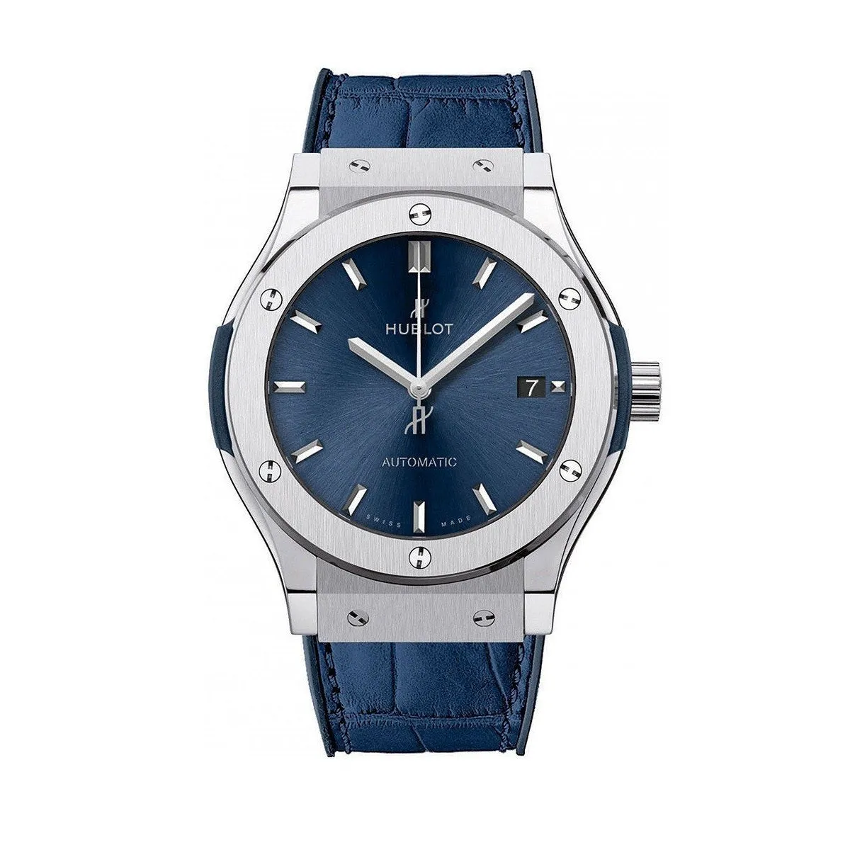 Hublot Classic Fusion Blue Titanium Watch 45mm - 511.NX.7170.LR