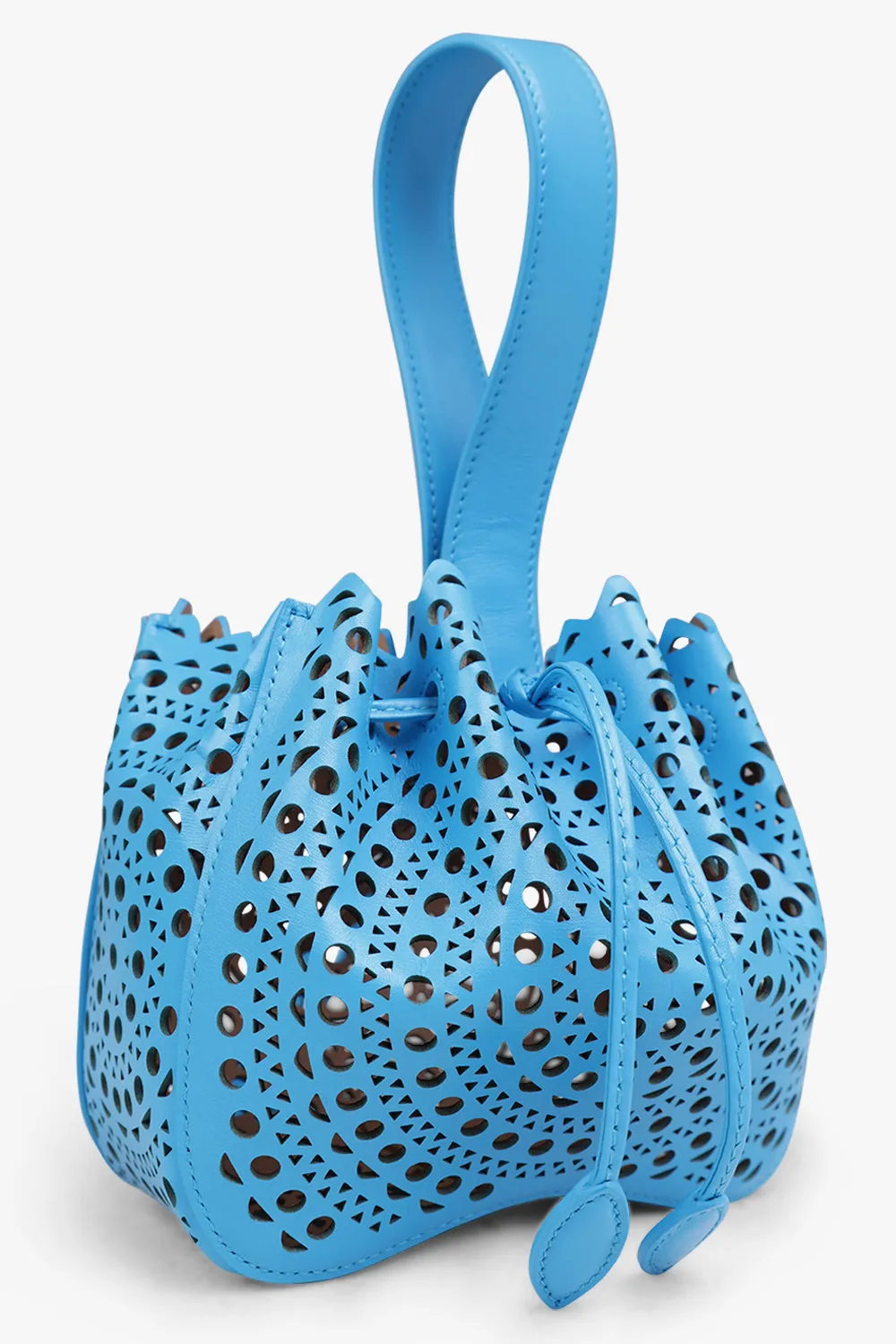 Iconic Wristlet Rose Marie Vienne Calfskin Bag | Turquoise