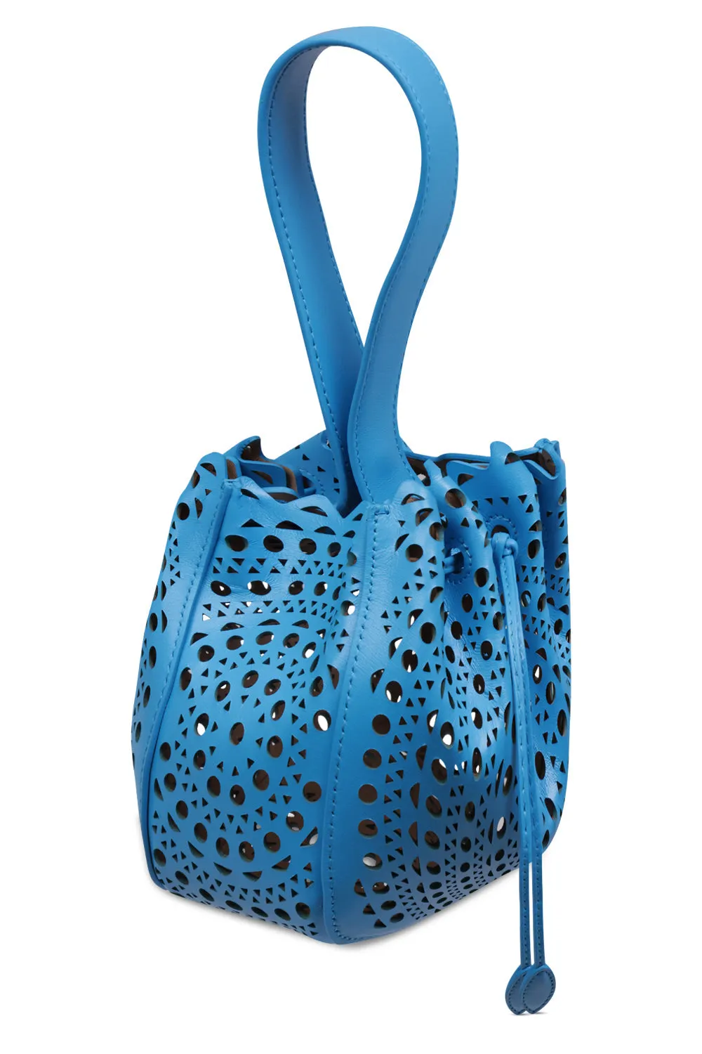 Iconic Wristlet Rose Marie Vienne Calfskin Bag | Turquoise