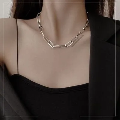 Interconnected Chain Necklace