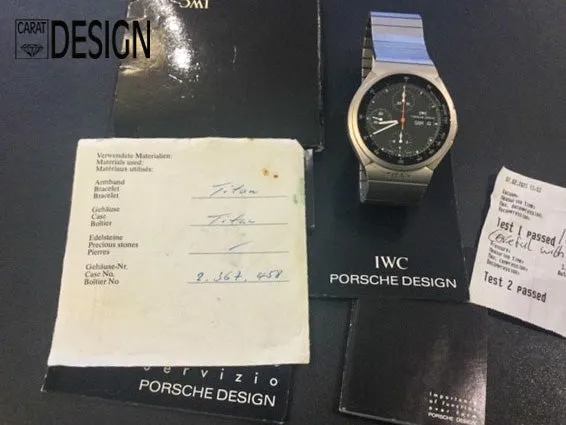 IWC Porsche Design black dial 42mm