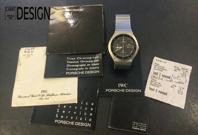 IWC Porsche Design black dial 42mm