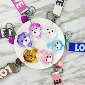 Keychain Wristlet - Dog