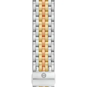 Michele Tri-Tone 18k Gold Plated Bracelet Band for Apple Watch®