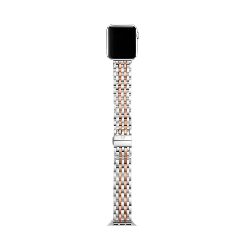Michele Two-Tone 18K Pink Gold-Plated Bracelet Band for Apple Watch®