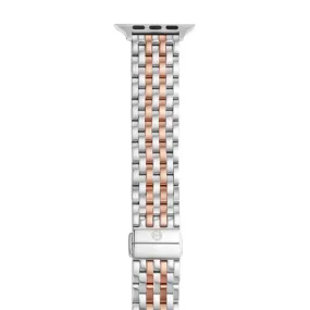 Michele Two-Tone 18K Pink Gold-Plated Bracelet Band for Apple Watch®