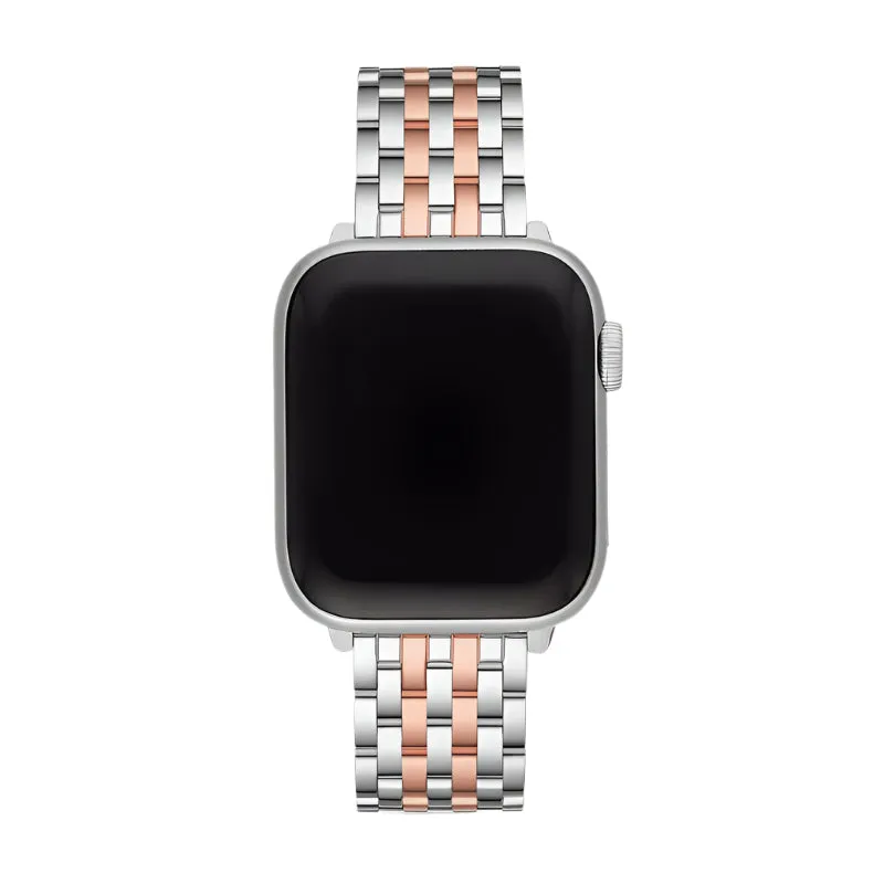 Michele Two-Tone 18K Pink Gold-Plated Bracelet Band for Apple Watch®