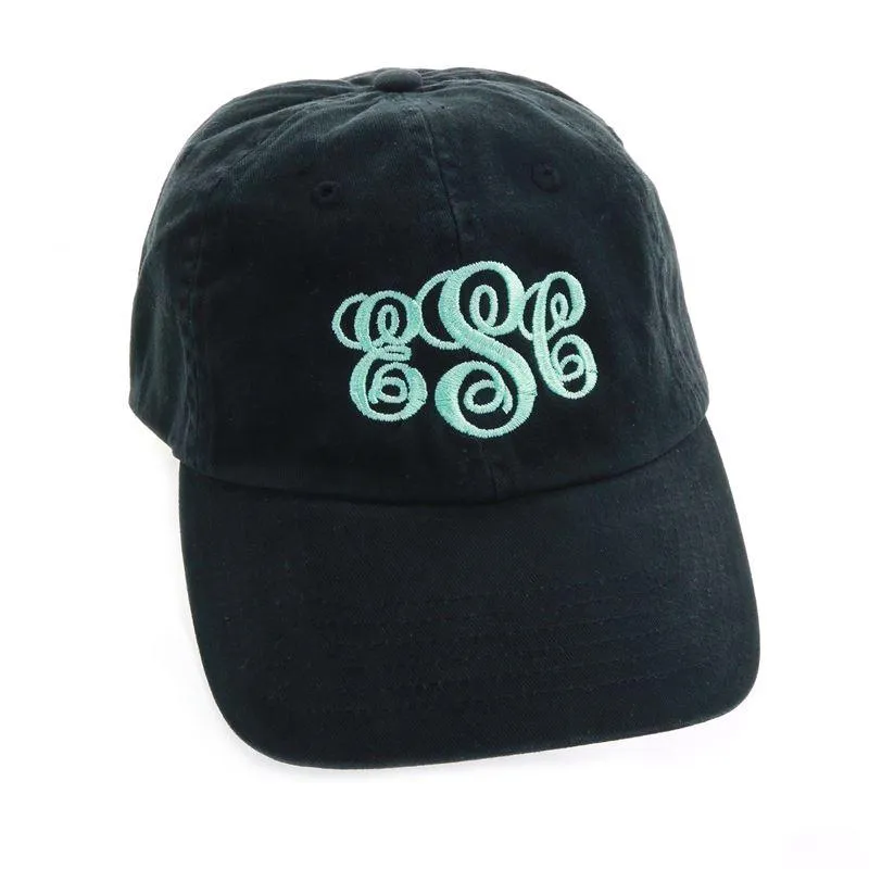 Monogrammed Baseball Hat - Assorted Colors