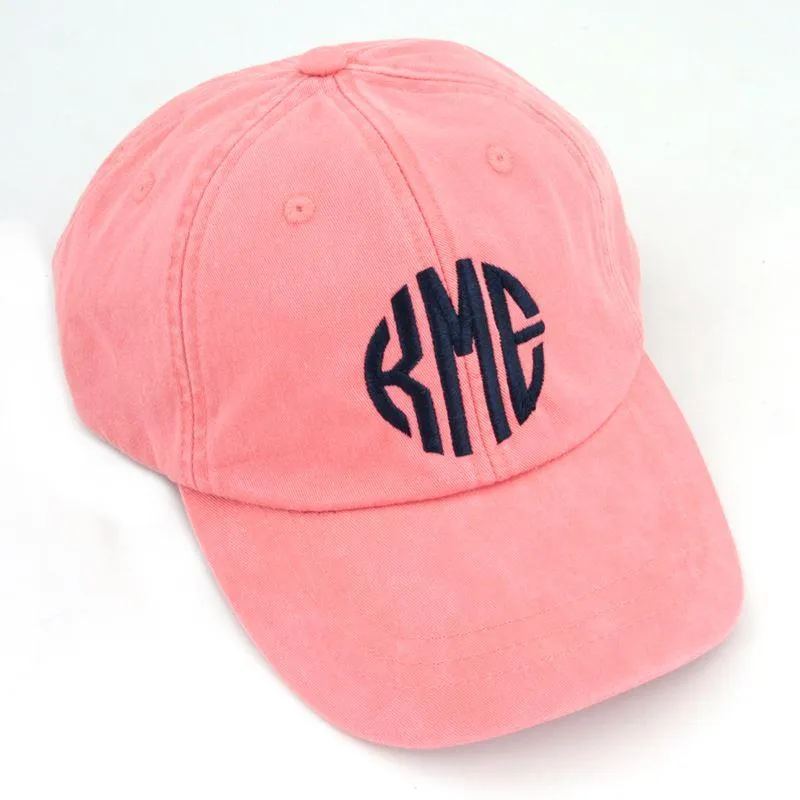 Monogrammed Baseball Hat - Assorted Colors