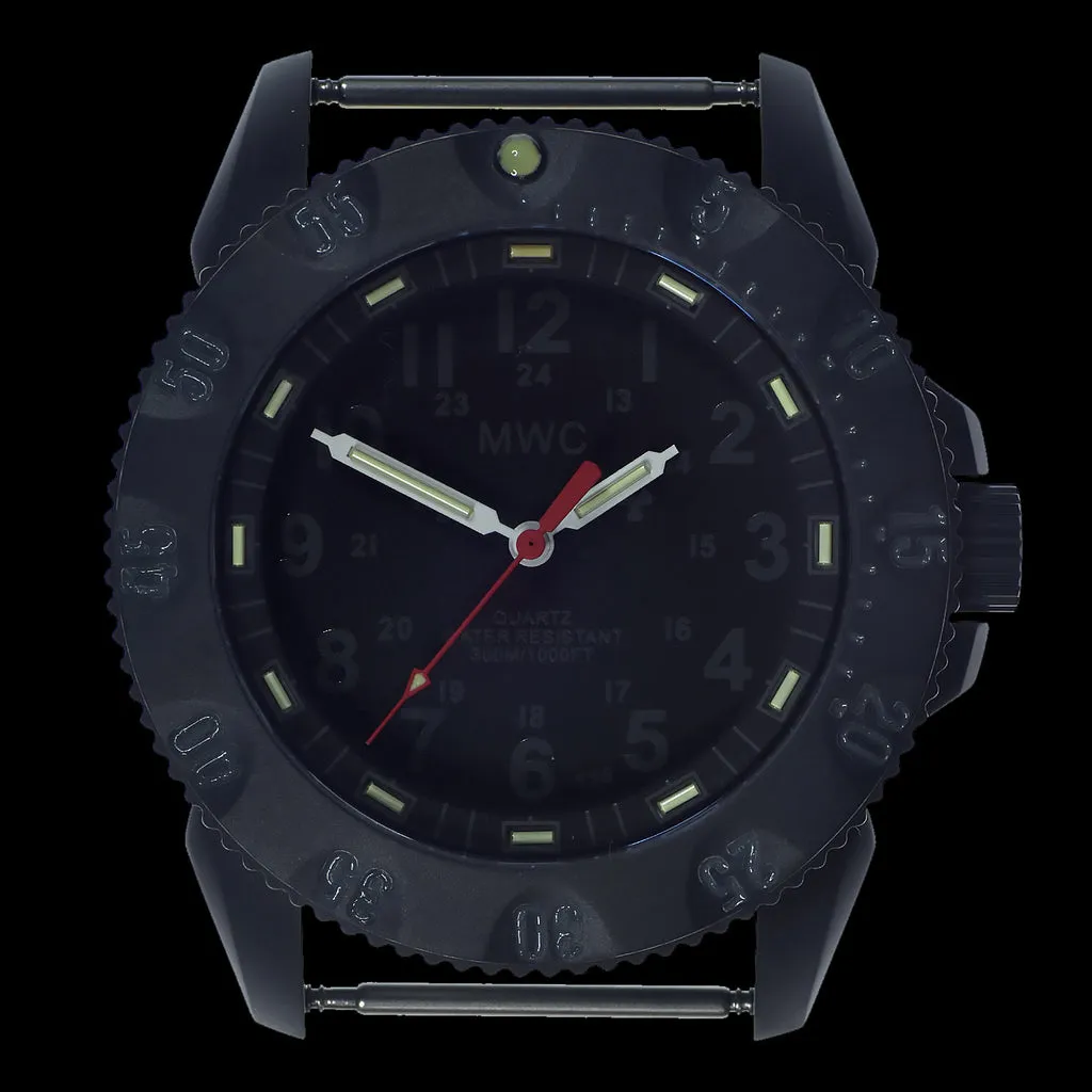 MWC P656 2023 Model Titanium Tactical Series Watch with Subdued Dial, GTLS Tritium and Ten Year Battery Life (Non Date Version)