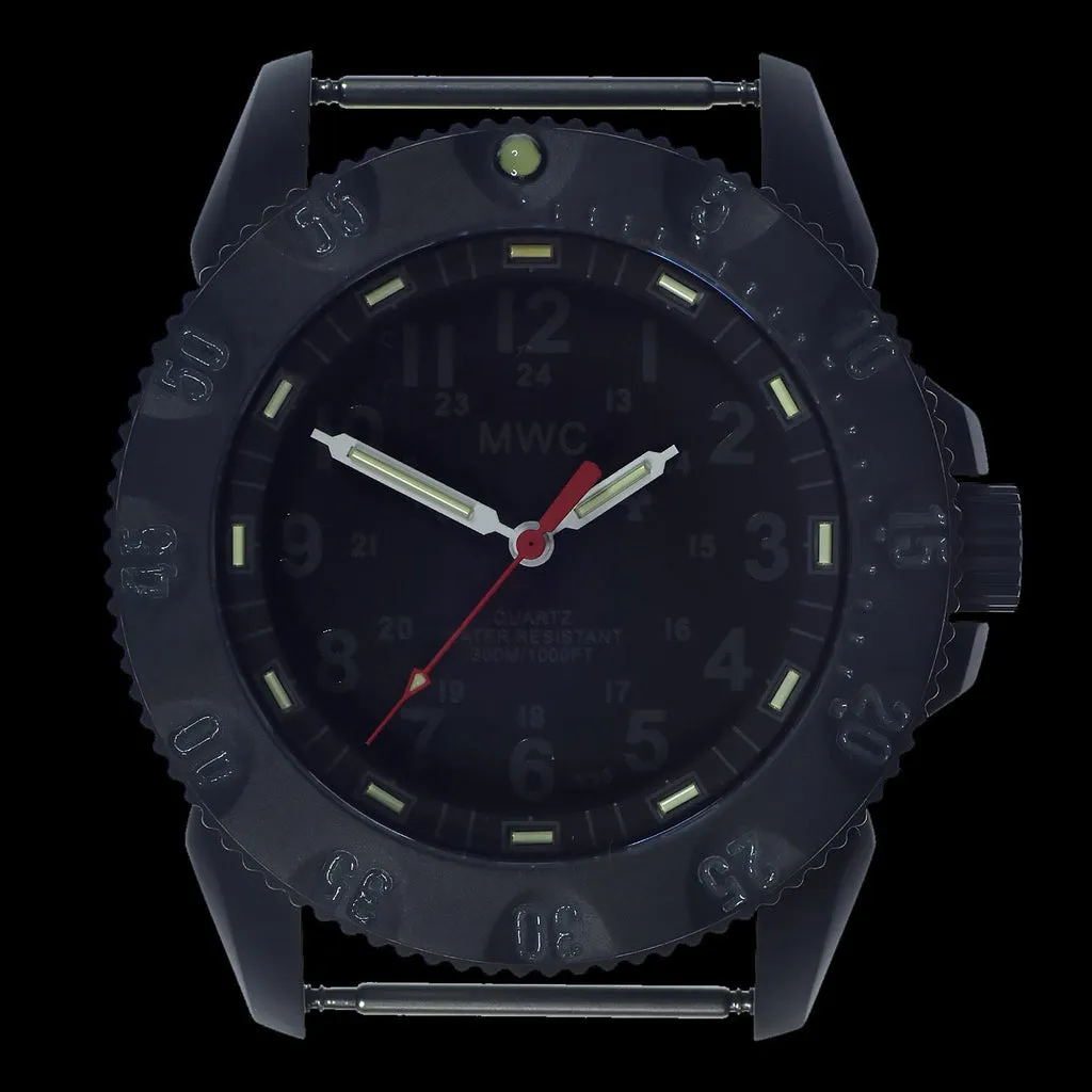 MWC P656 2023 Model Titanium Tactical Series Watch with Subdued Dial, GTLS Tritium and Ten Year Battery Life (Non Date Version)