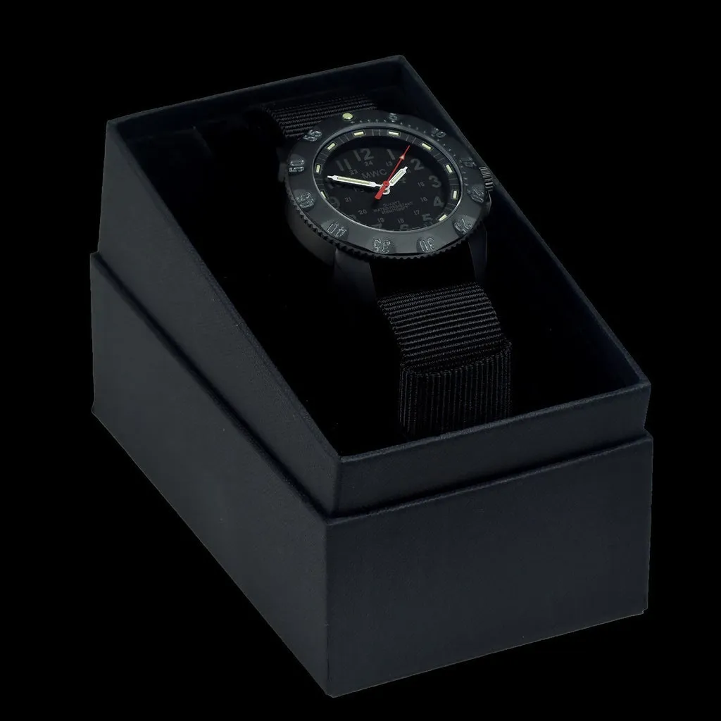 MWC P656 2023 Model Titanium Tactical Series Watch with Subdued Dial, GTLS Tritium and Ten Year Battery Life (Non Date Version)