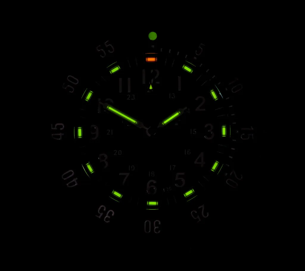 MWC P656 2023 Model Titanium Tactical Series Watch with Subdued Dial, GTLS Tritium and Ten Year Battery Life (Non Date Version)