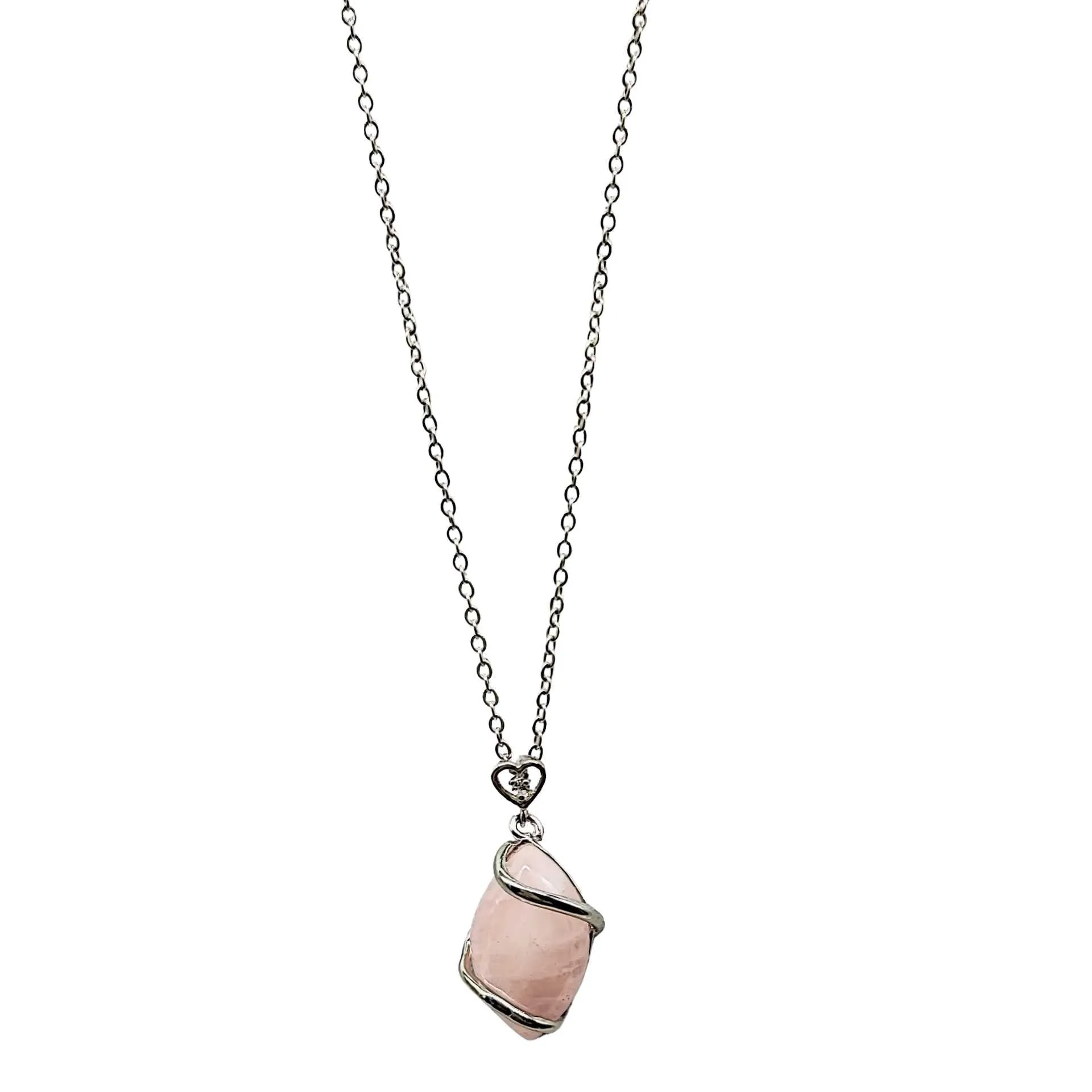 Necklace -Horse Eye -Rose Quartz