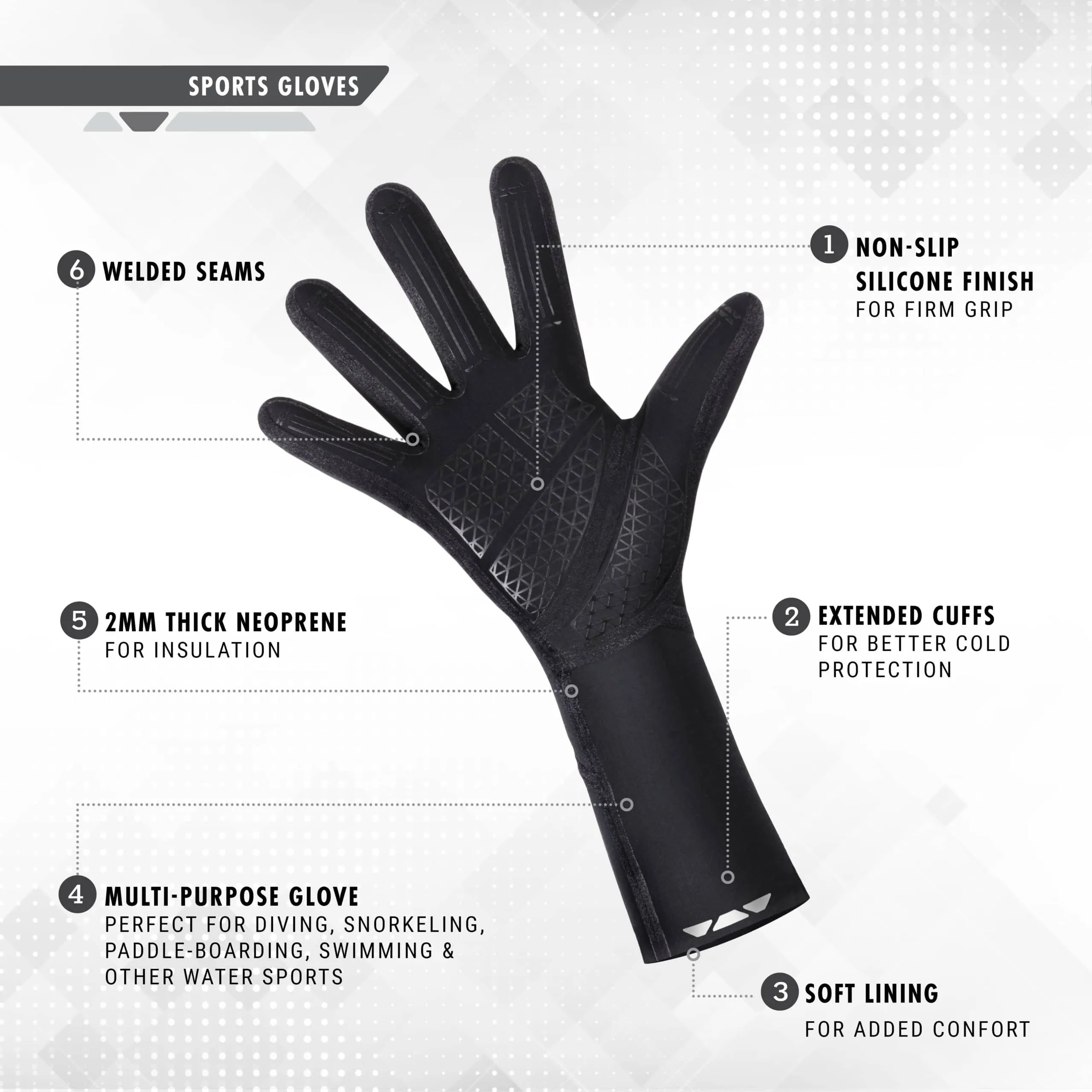 Neoprene Thermal Sport Gloves