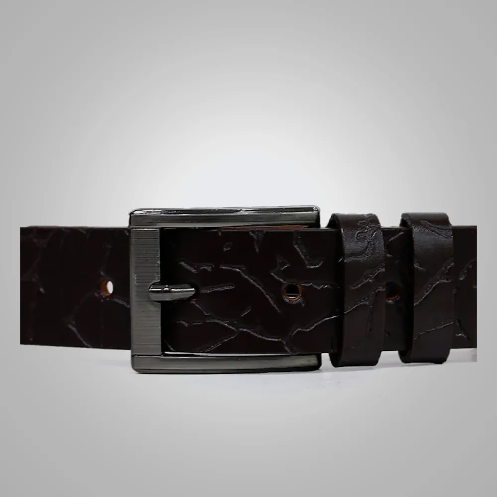 New Black Men Handmade leather belt
