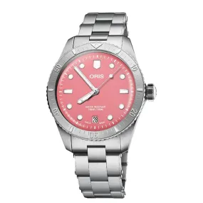 Oris Diver 65 - Pink Dial