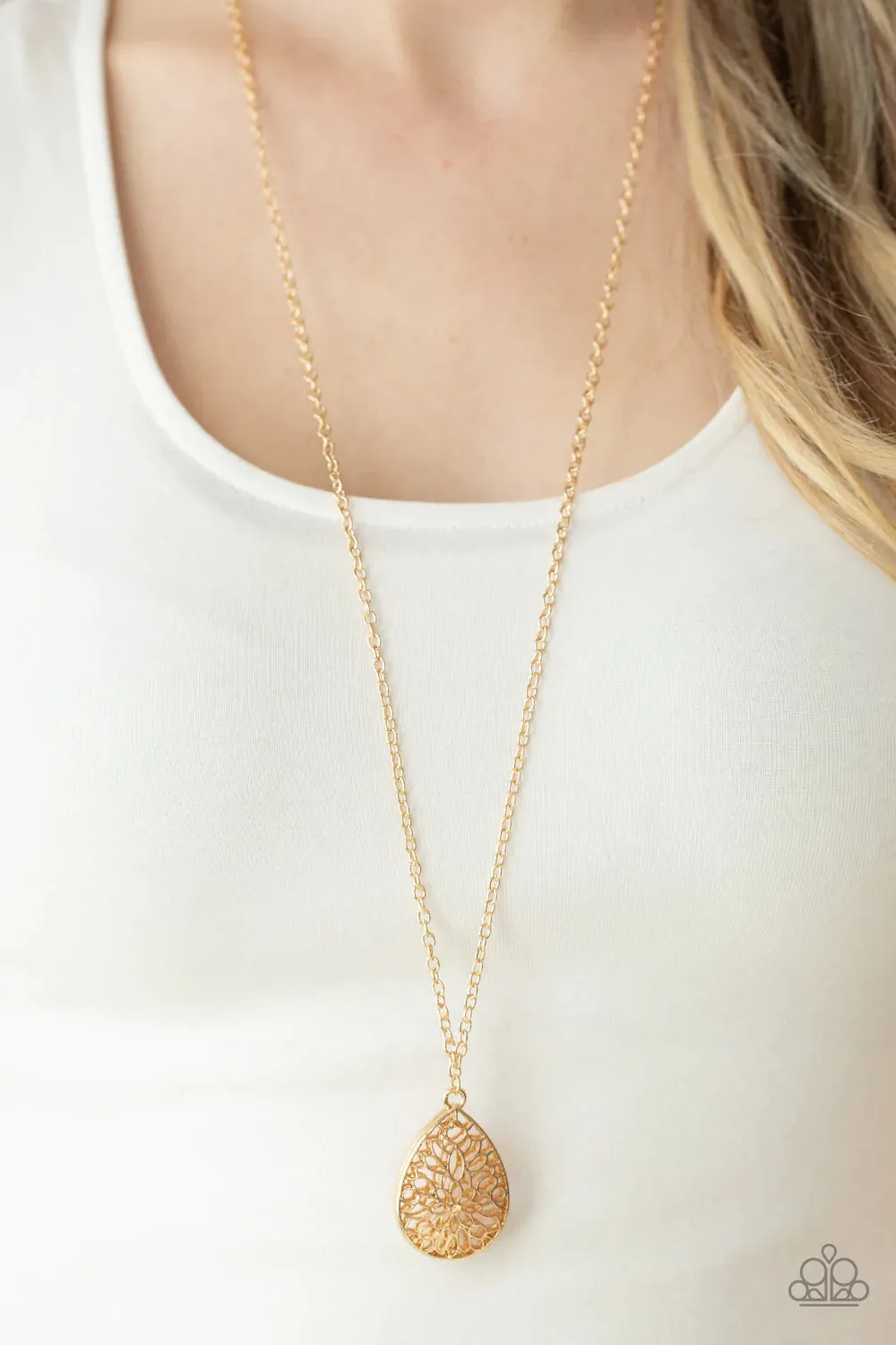 Paparazzi Garden Estate - Gold Necklace