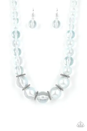 Paparazzi Marina Mirage - Blue Necklace - Paparazzi Accessories