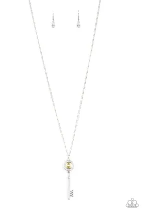 Paparazzi Necklace ~ Secret Shimmer - Yellow