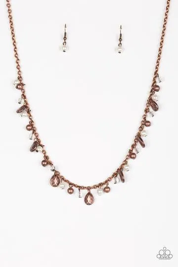 Paparazzi Spring Sophistication Copper Short Necklace