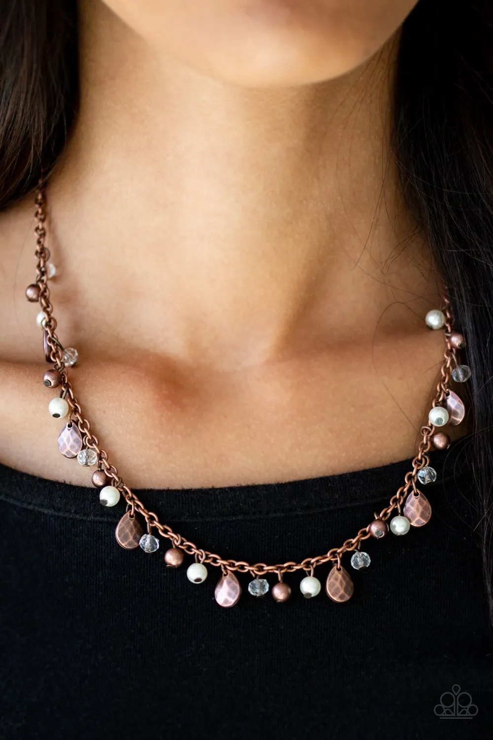 Paparazzi Spring Sophistication Copper Short Necklace