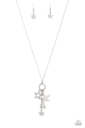 Paparazzi Starry Statutes - White Necklace P2WH-WTXX-313XX