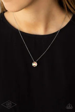 Paparazzi What A Gem - Multi Necklace - Black Diamond Life of the Party Exclusive