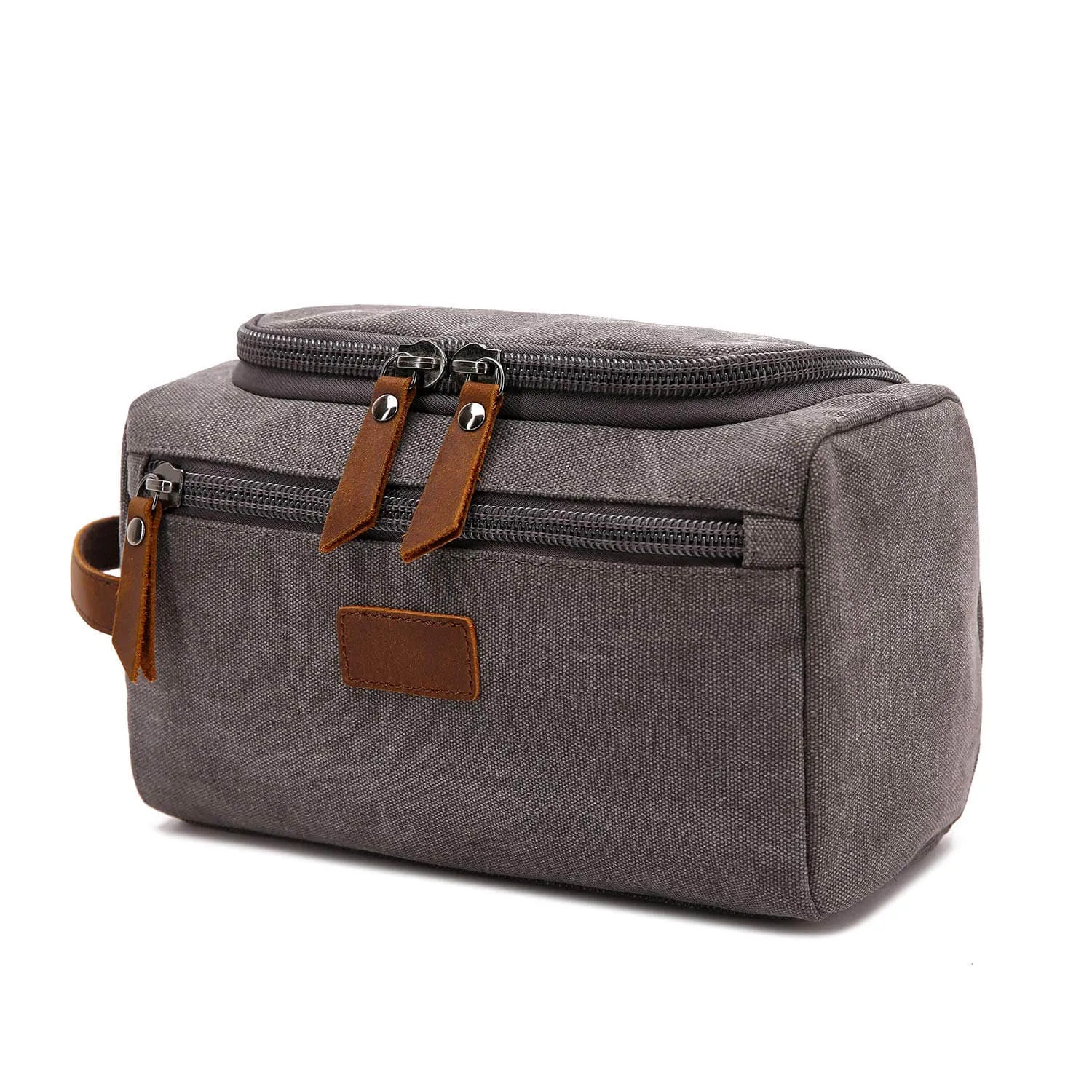 Personalized Canvas Dopp Kit Bag Canvas Toiletry Bag Monogram Mens Toiletry Bag Canvas Gift for Him, Father's Day Gift, Lifetime Canvas Gift