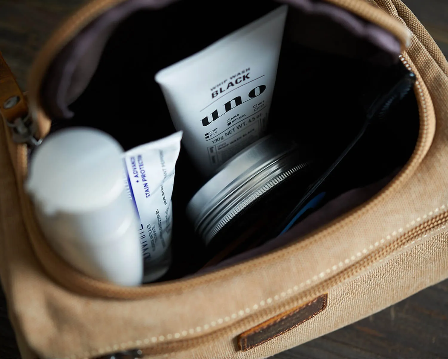 Personalized Canvas Dopp Kit Bag Canvas Toiletry Bag Monogram Mens Toiletry Bag Canvas Gift for Him, Father's Day Gift, Lifetime Canvas Gift