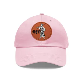 "Molly U-Hauly" Dad Hat with Leather Patch (Round)