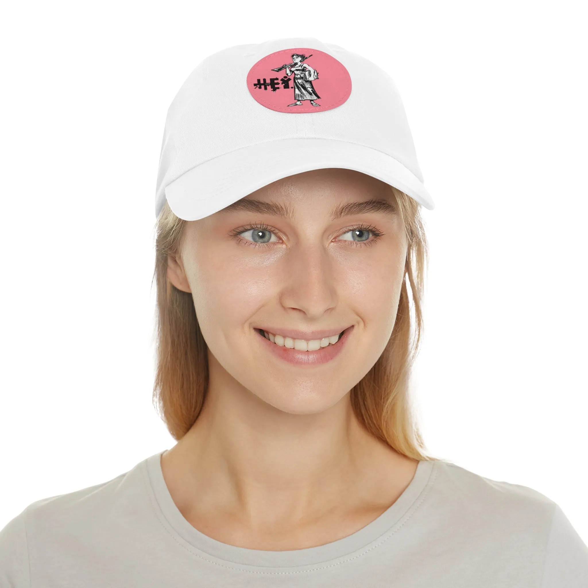 "Molly U-Hauly" Dad Hat with Leather Patch (Round)