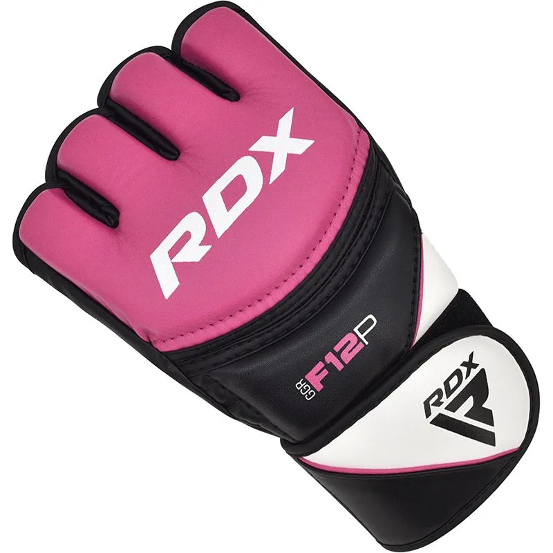 RDX F12 MMA Grappling Gloves - Pink