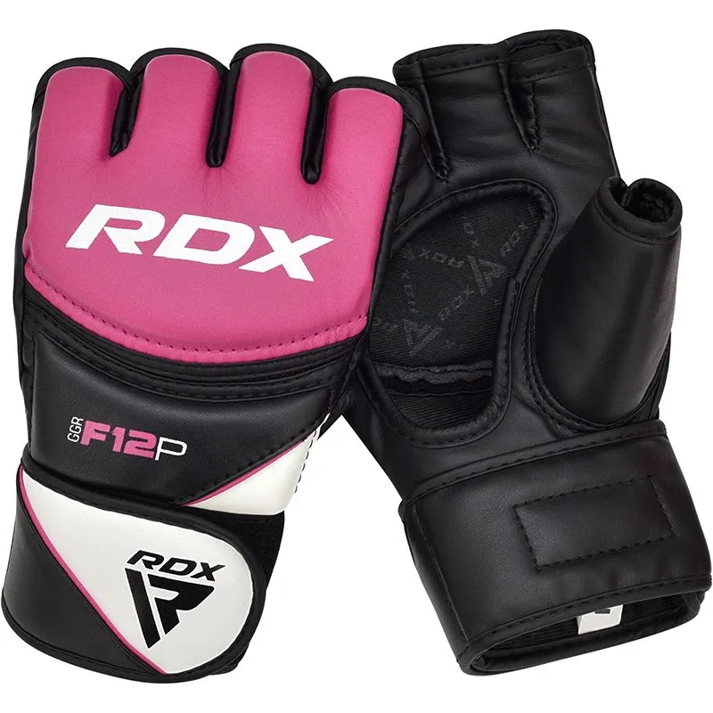 RDX F12 MMA Grappling Gloves - Pink