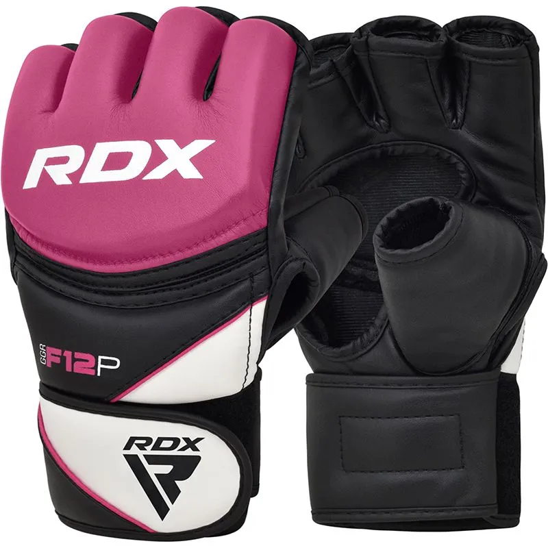 RDX F12 MMA Grappling Gloves - Pink
