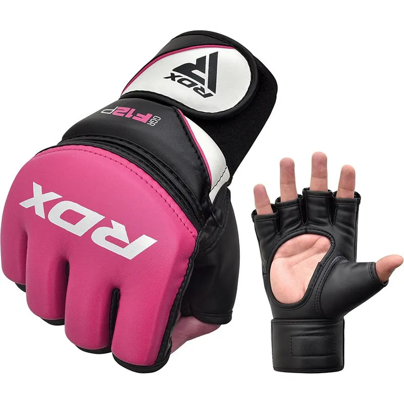 RDX F12 MMA Grappling Gloves - Pink