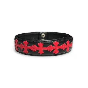 Red Cross Patch Belt Strap