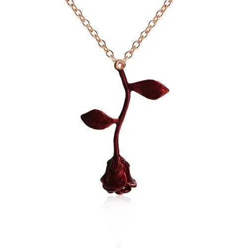Red Rose Necklace
